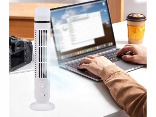 DESK FAN COLUMN STANDING FAN WHITE - CE Brand no brand