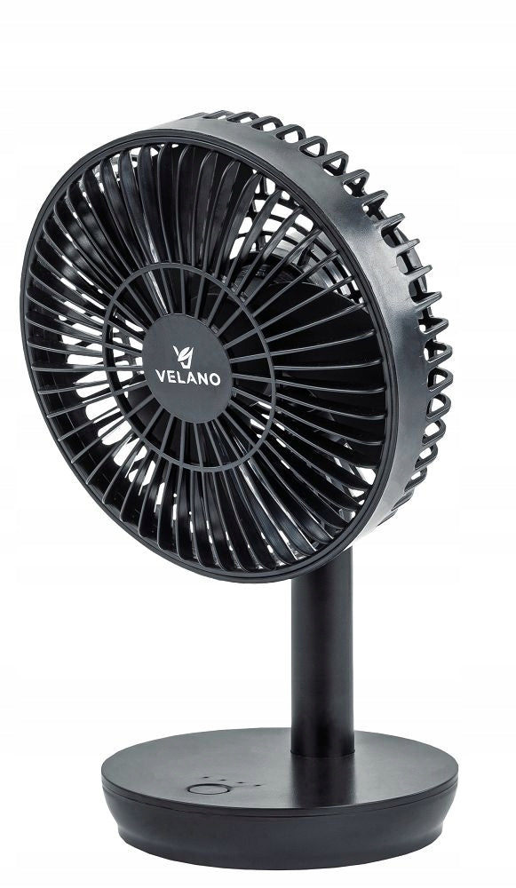 DESK FAN CORDLESS WIRELESS TABLE FAN QUIET Model VELWEBS0009
