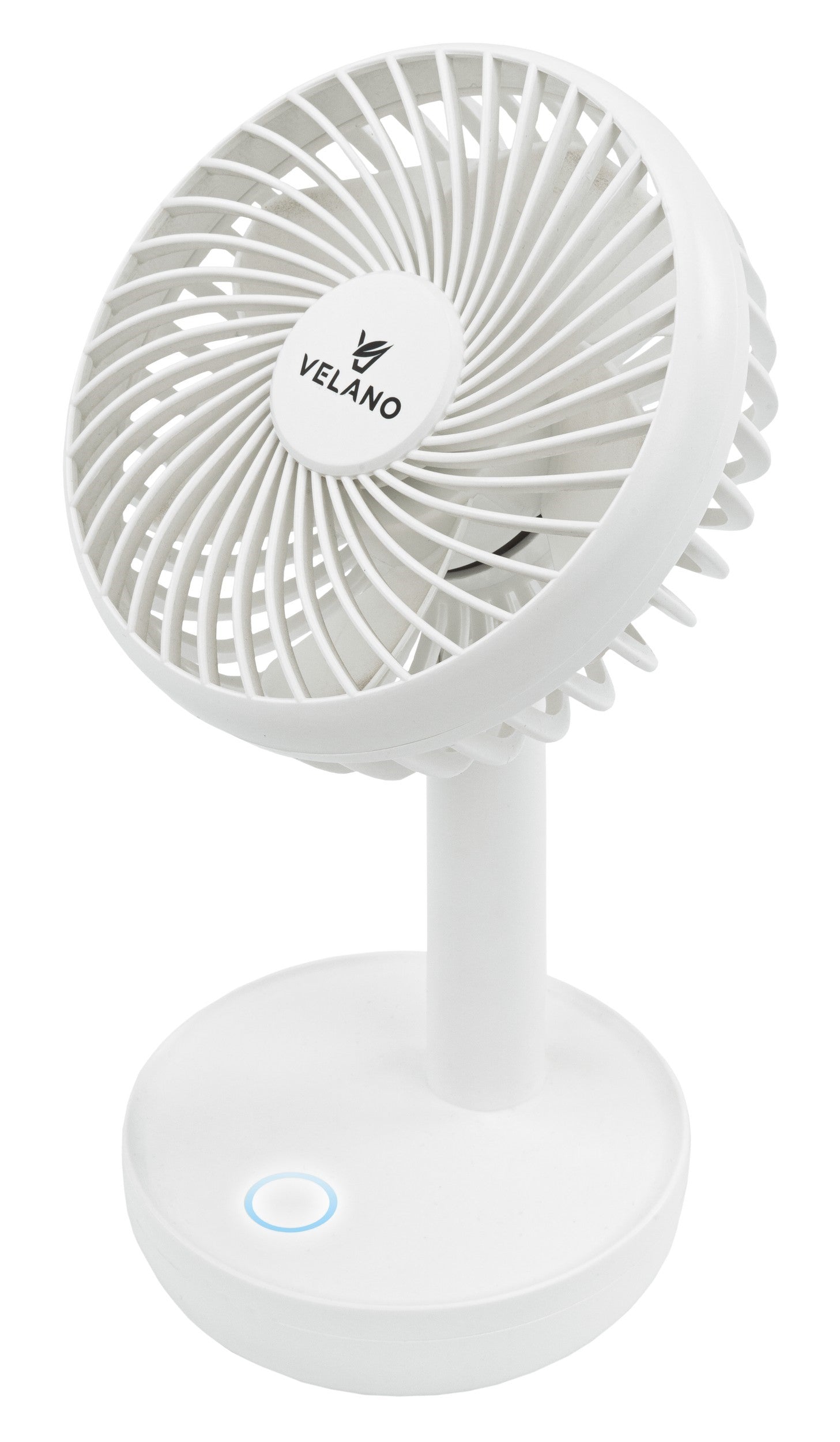 DESK FAN CORDLESS WIRELESS TABLE FAN SMALL QUIET Functions tilt angle adjustment
