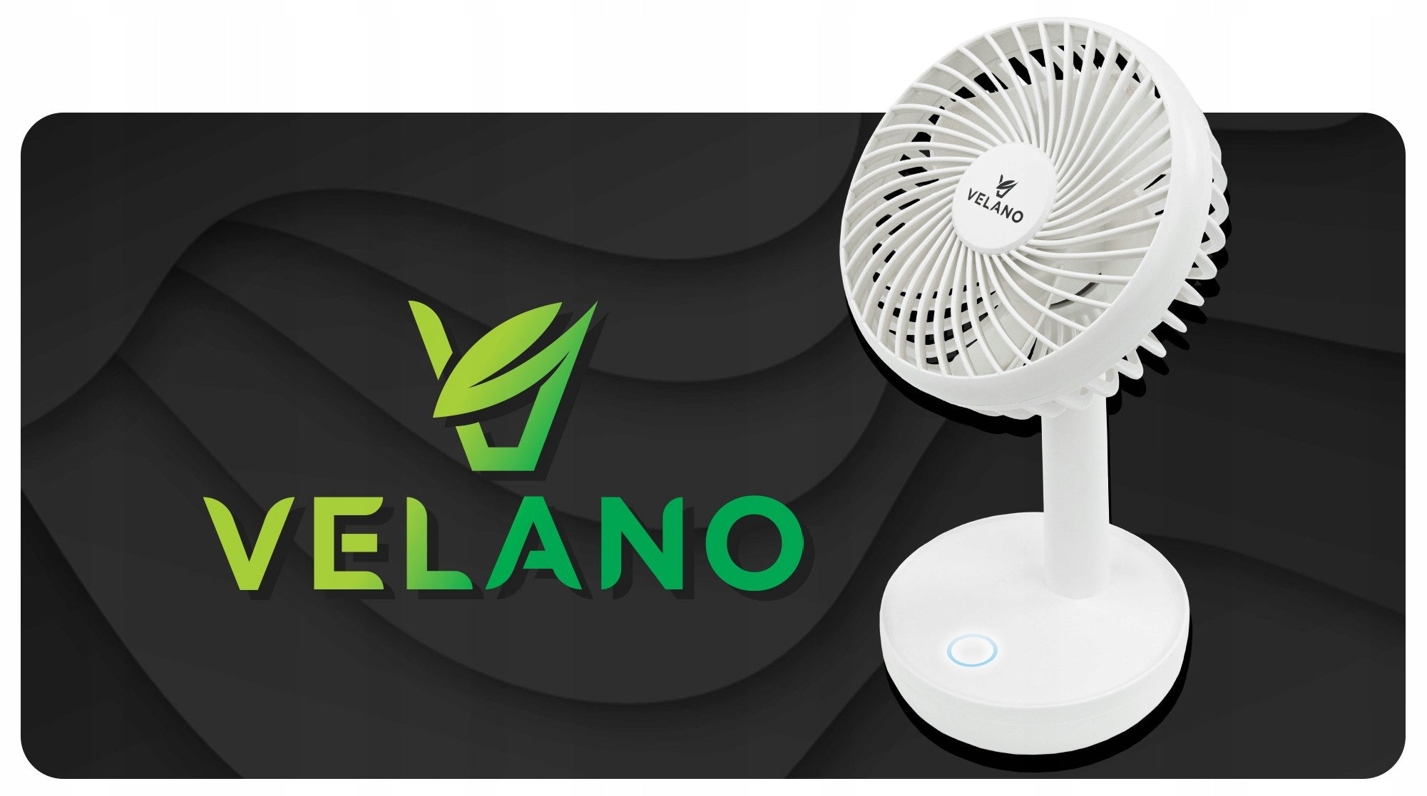 DESK FAN CORDLESS WIRELESS TABLE FAN SMALL QUIET Packaging status original