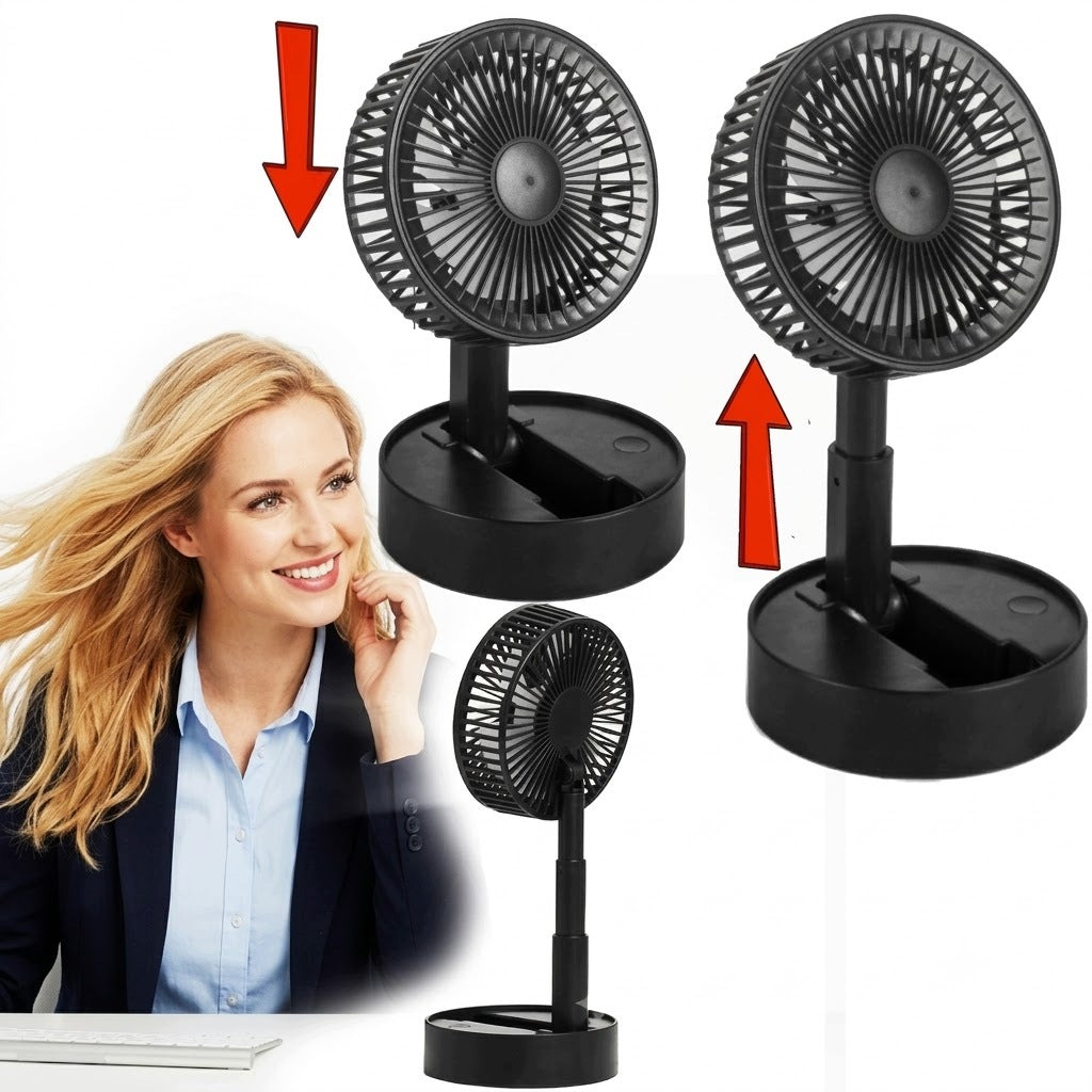DESK FAN MINI WIRELESS FOLDING ADJUSTABLE