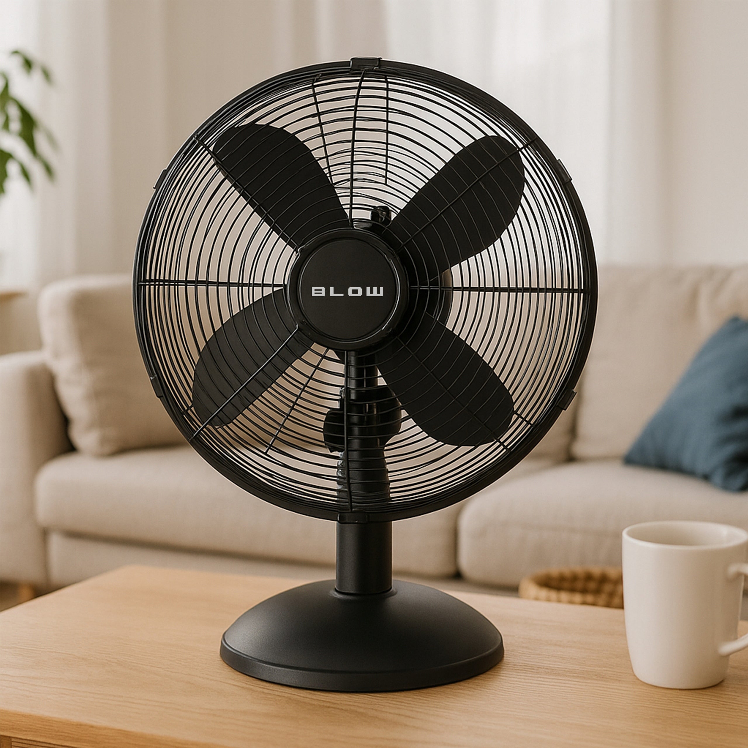 DESK FAN TABLE FAN STANDING METAL STRONG 50W QUIET 30CM EAN (GTIN) 5900804147336
