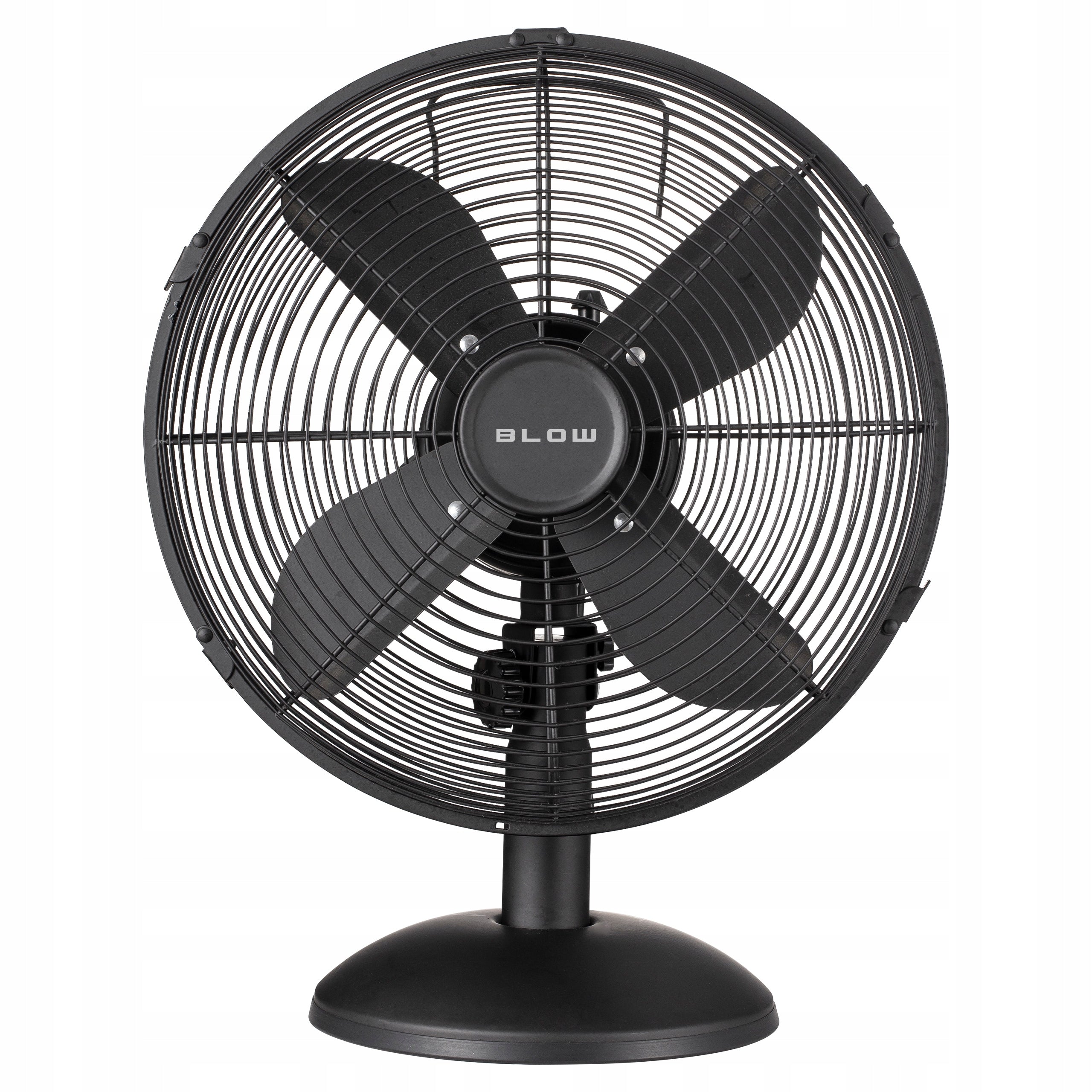 DESK FAN TABLE FAN STANDING METAL STRONG 50W QUIET 30CM Model MOCNY WENTYLATOR BIURKOWY STOŁOWY 30CM MATALOWY
