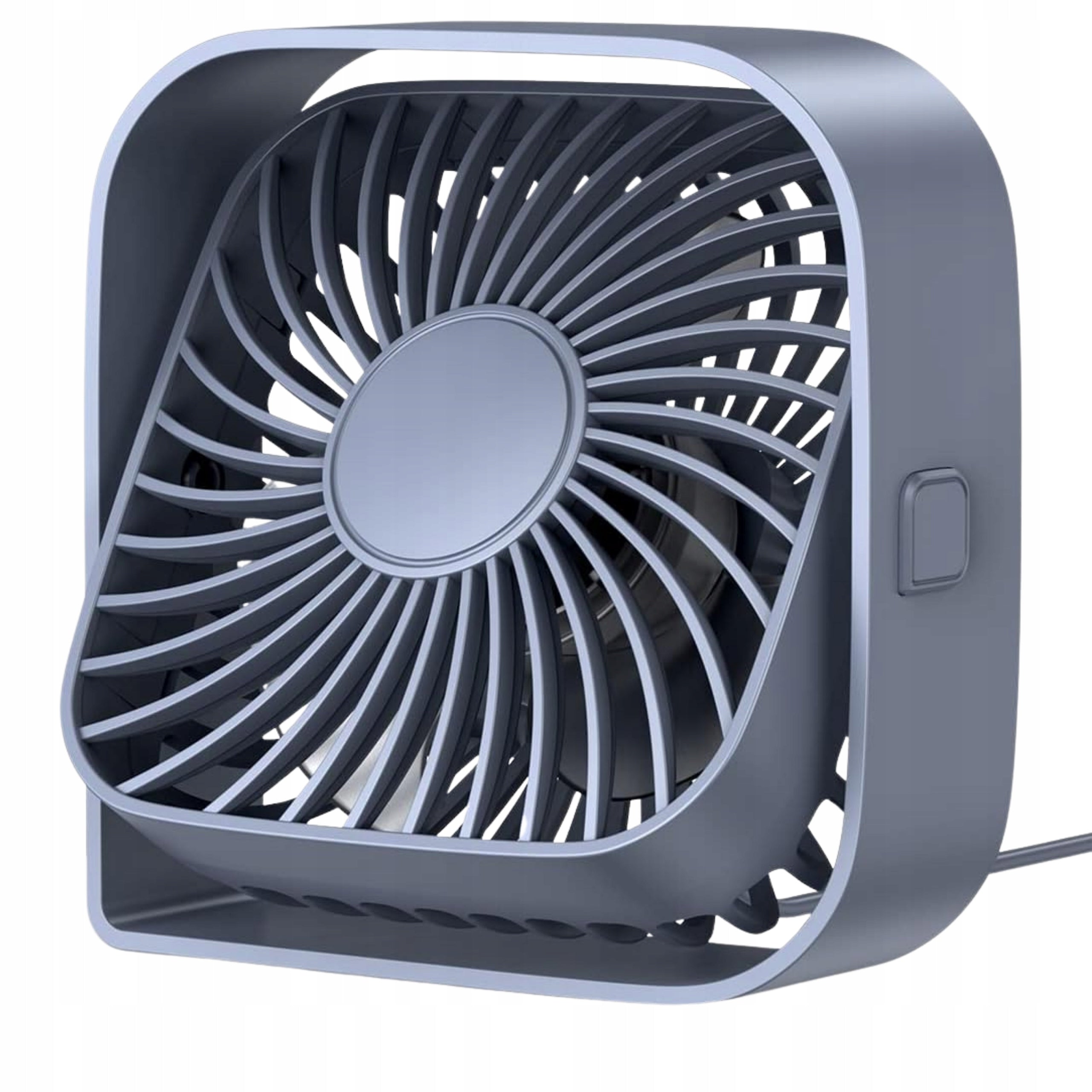 DESK FAN USB FAN 3 MODES QUIET COOLING ADJUSTABLE GREY