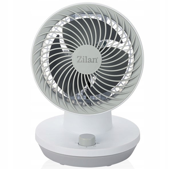 DESK FAN WHITE 3 SPEEDS POWERFUL QUIET WINDMILL 45W
