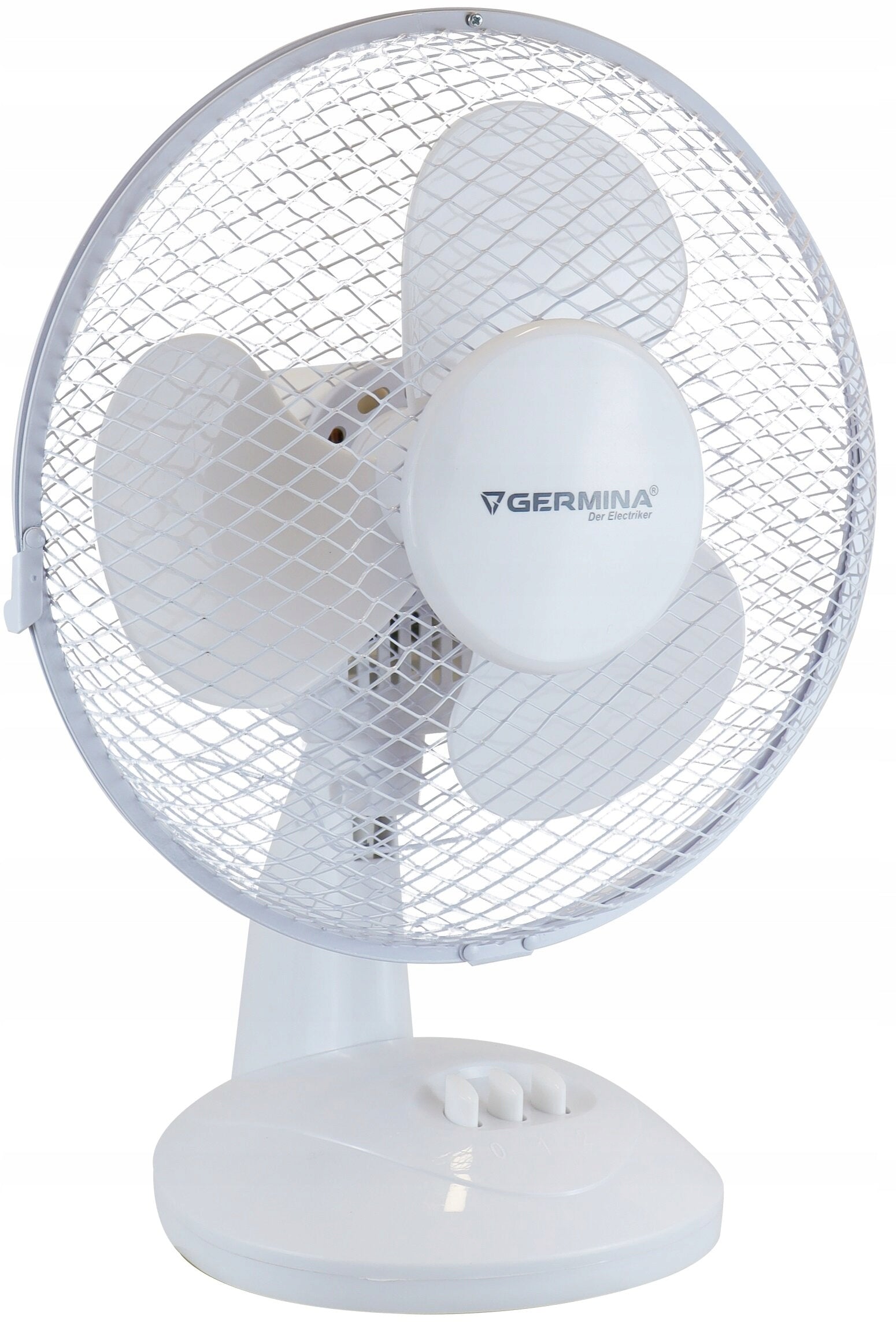 DESK FAN WINDMILL STANDING QUIET STRONG WHITE PROPELLER DIAMETER 23cm Manufacturer code wentylgw0056