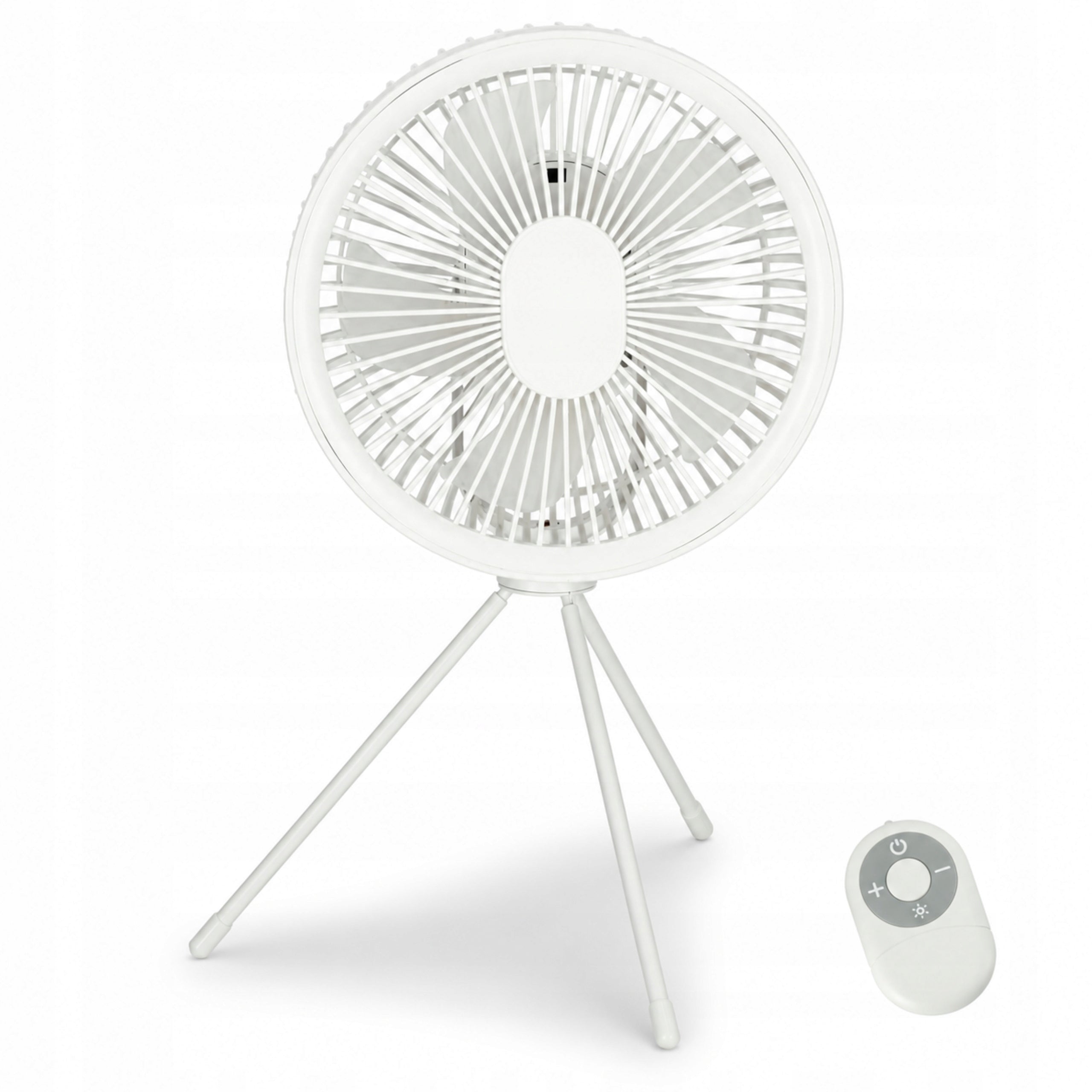 DESK FAN WIRELESS FAN USB REMOTE CONTROL CORDLESS QUIET LED