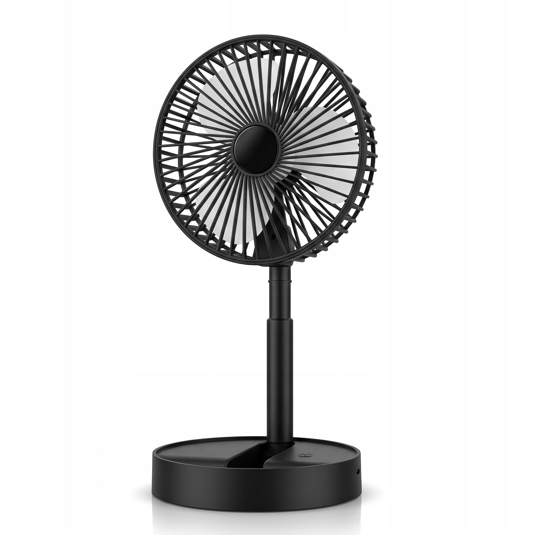 DESK FAN WIRELESS FOLDING TELESCOPIC 3 MODES BATTERY Model DCF-2010-BK