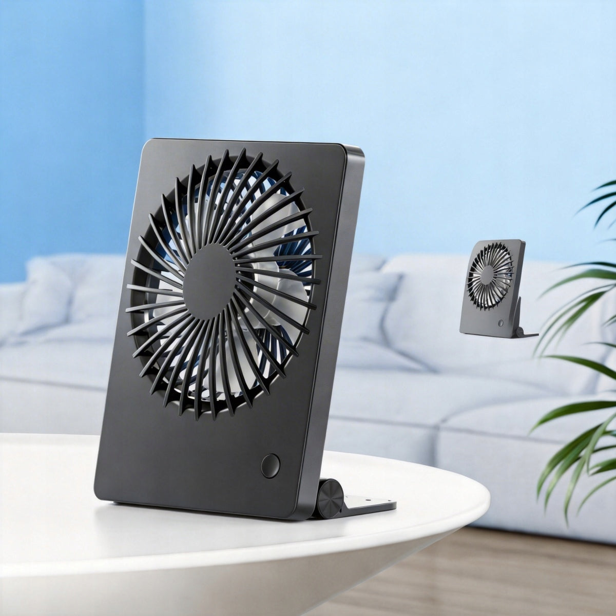 DESK FAN WIRELESS STANDING FAN BATTERY 1200mAh USB NEW Fan type mini