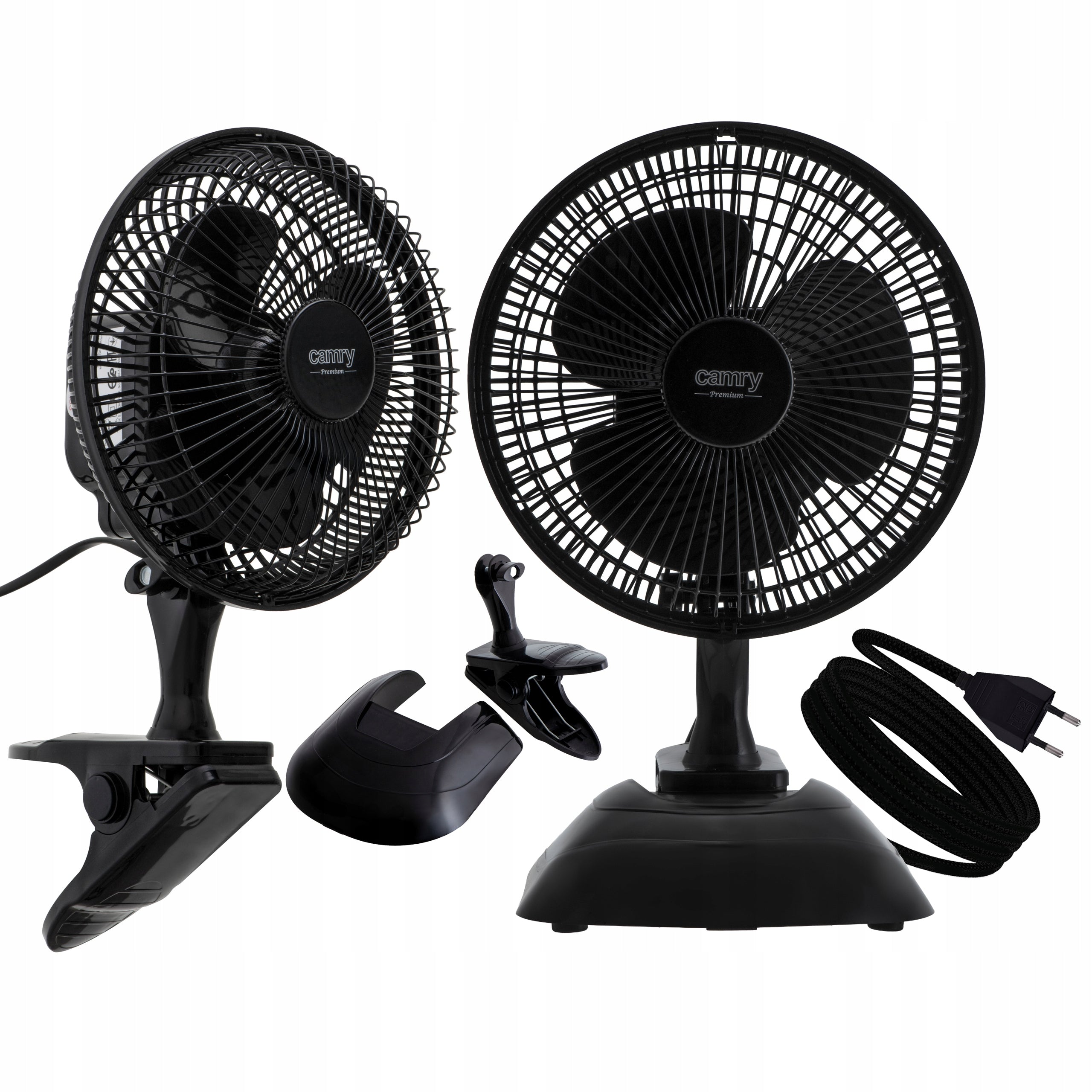 DESK FAN WITH NETWORK CLIP QUIET PORTABLE 15cm 2 SPEEDS 30W Brand no brand