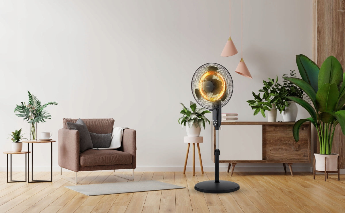 DESK FLOOR FAN WITH HEATING FUNCTION WIFI REMOTE CONTROL TIMER Manufacturer code F740