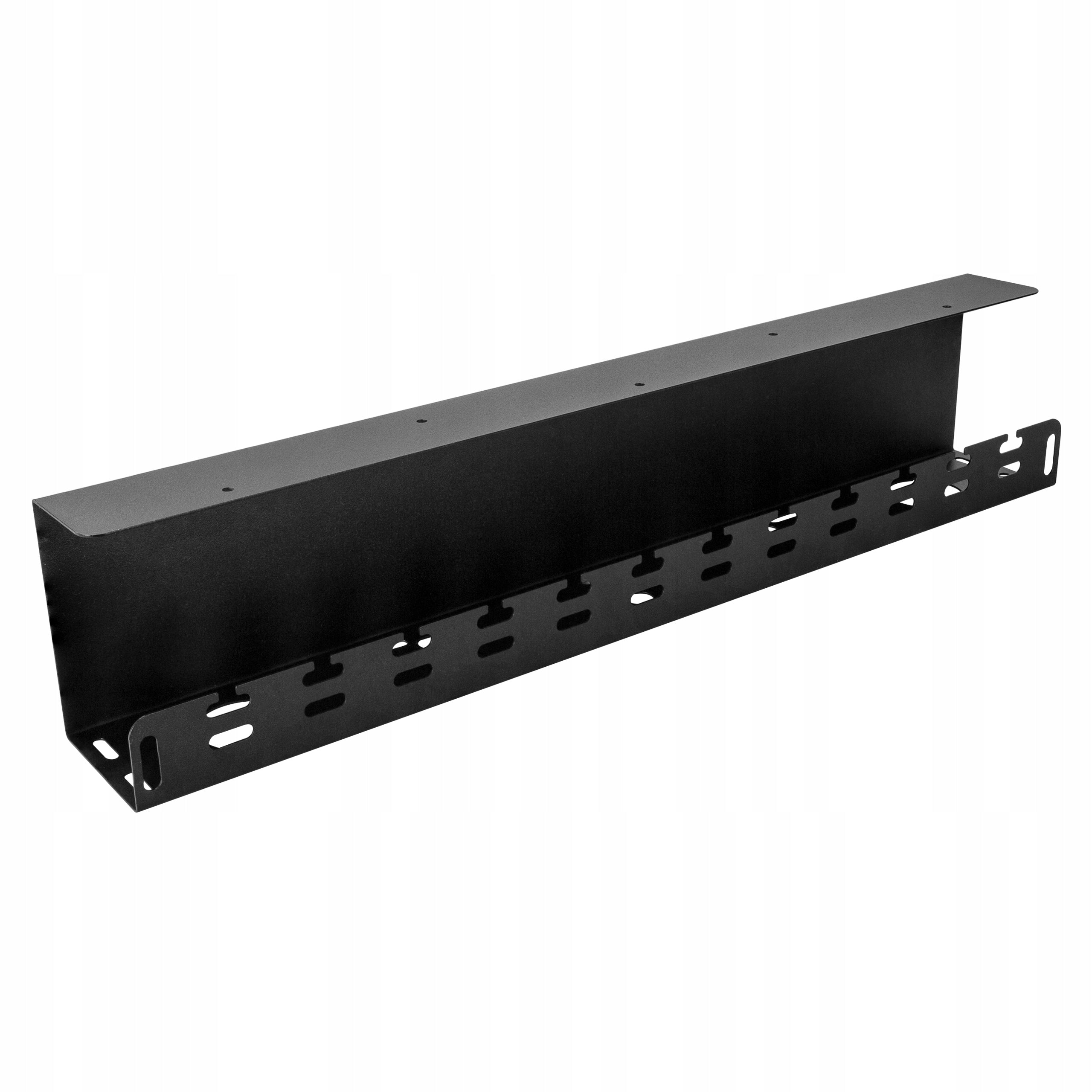 DESK HOLDER TABLETOP UNDER DESK ORGANIZER FOR CABLES GRILLE BLACK Brand Stalflex