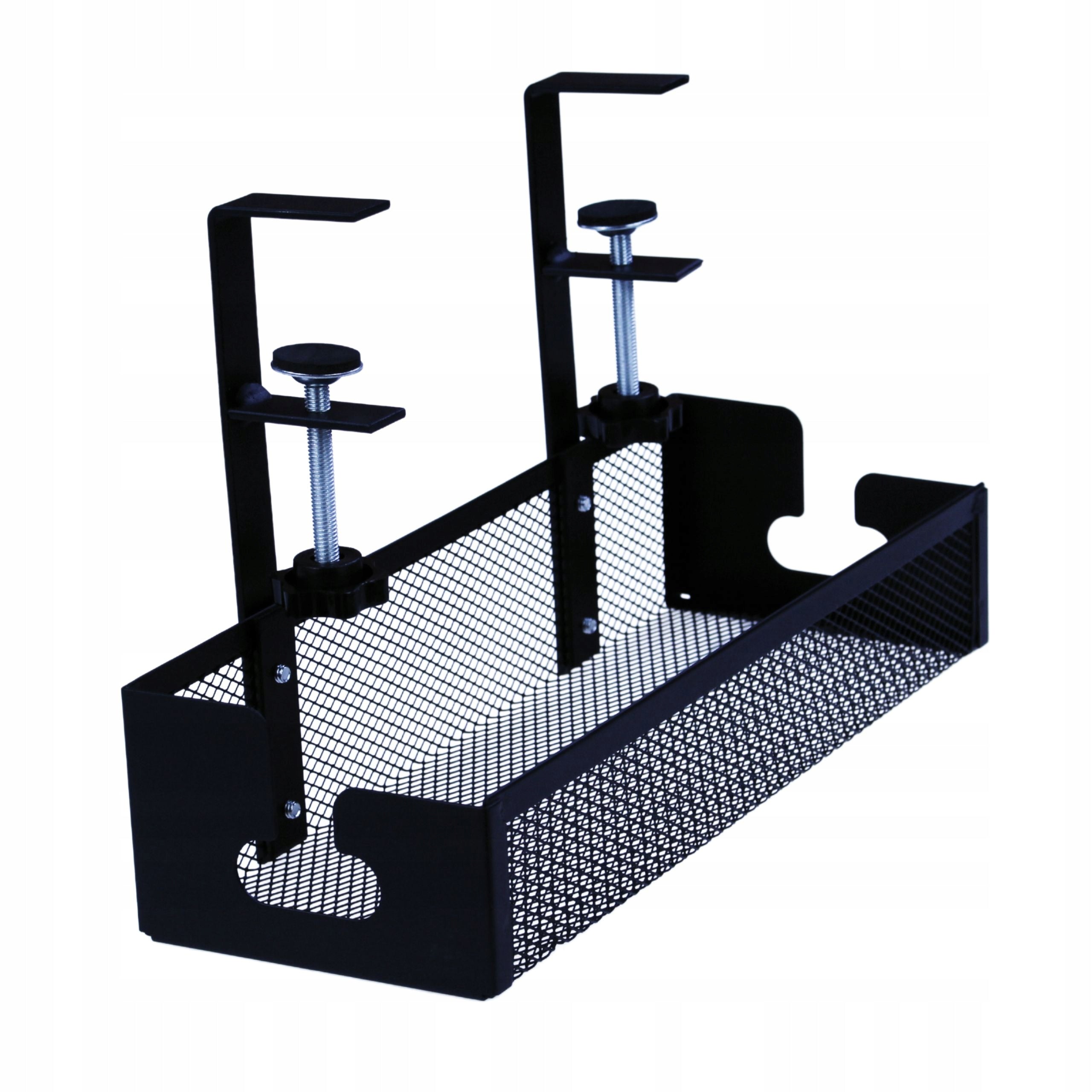 DESK ORGANIZER FOR CABLES SHELF UNDER THE COUNTERTOP GRILLE CABLE HOLDER Brand Simplo