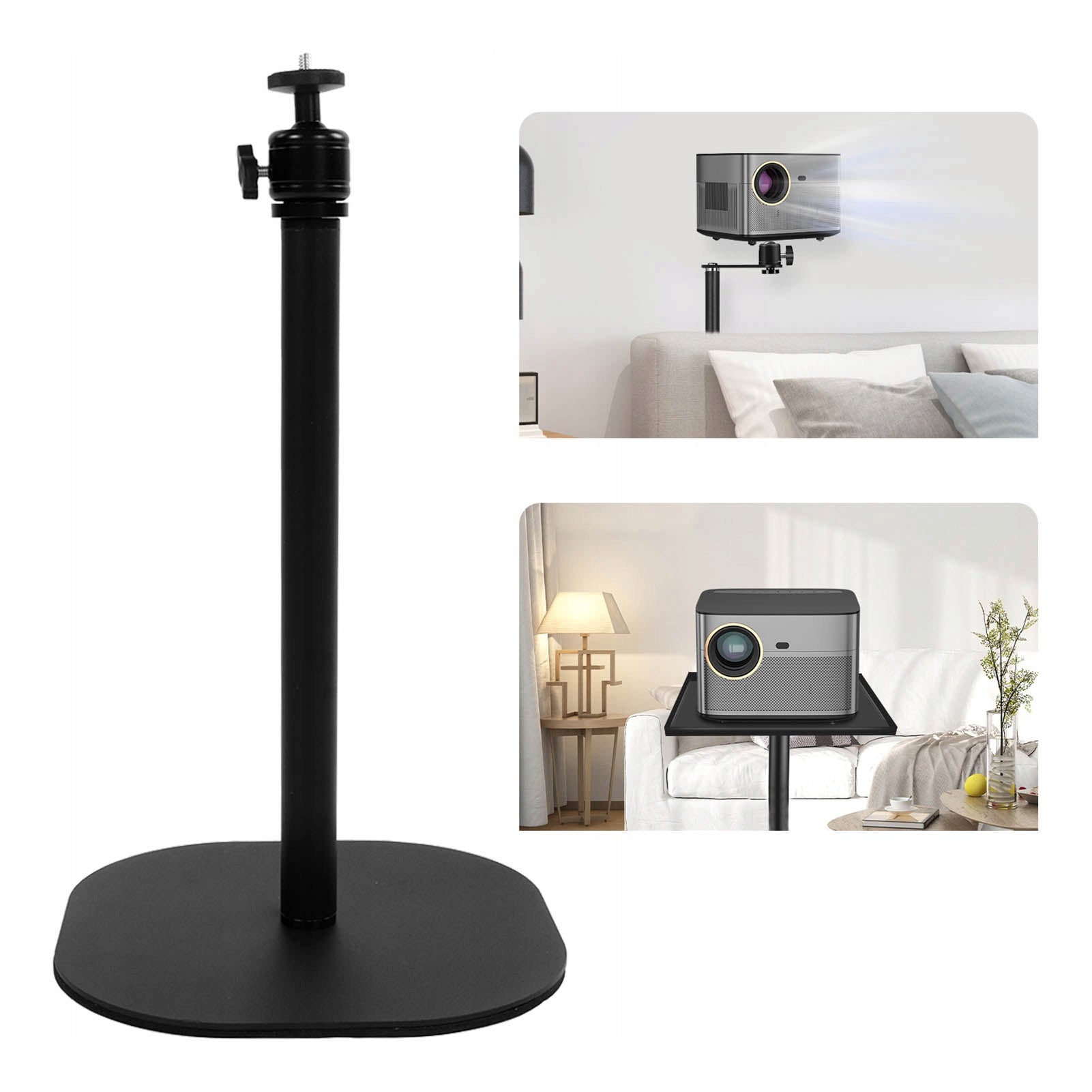 DESK PROJECTOR STAND 30 CM ADJUSTABLE ALLOY STEEL WITHOUT PUNCH