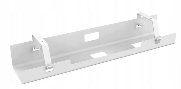 DESK TOP CABLE ORGANIZER, CABLE SHELF DESK HOLDER 60cm Color white