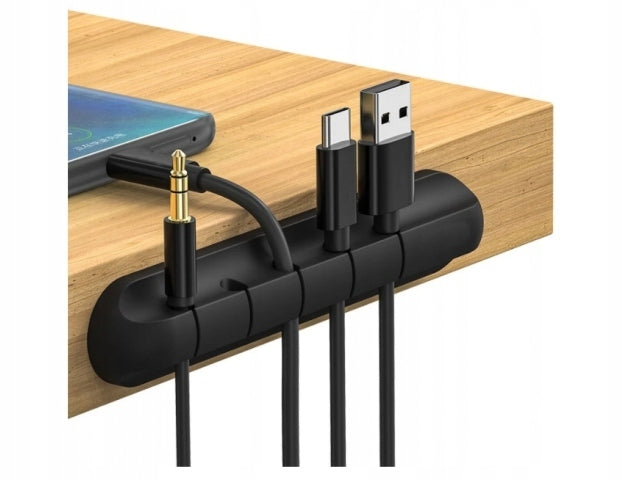 DESK WIRE CABLE ORGANIZER HOLDER FOR 5 CABLES Manufacturer code OK5