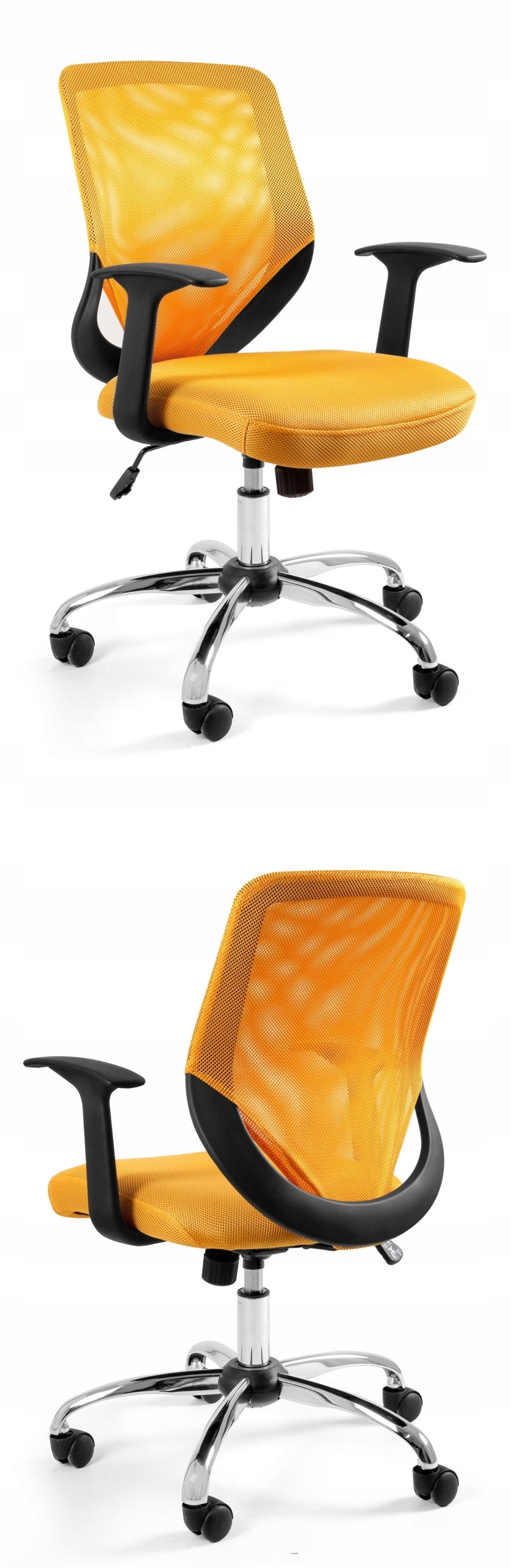 DESK chair MOBI YELLOW swivel chair low worker
