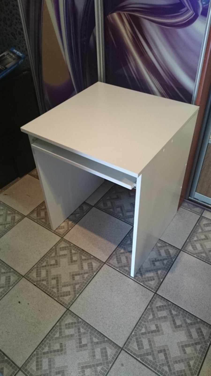DESK straight 60x60 white color other Brand no brand