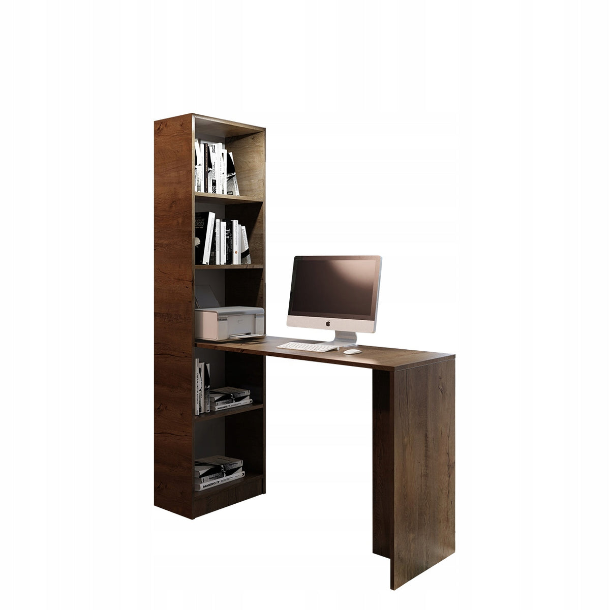 DESK with bookcase PAVLO - Desk for office TABLE