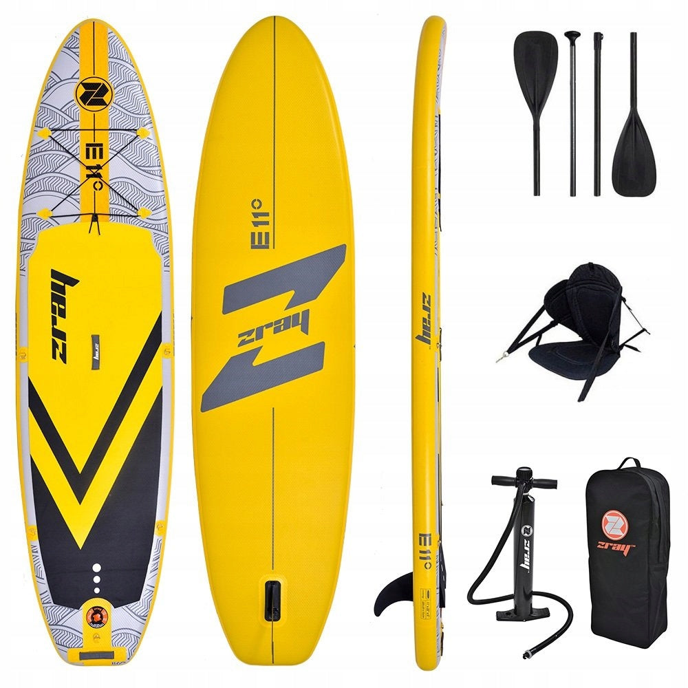 Surfbrett E11 Gelb ZRAY 335 x 81 x 12 cm 