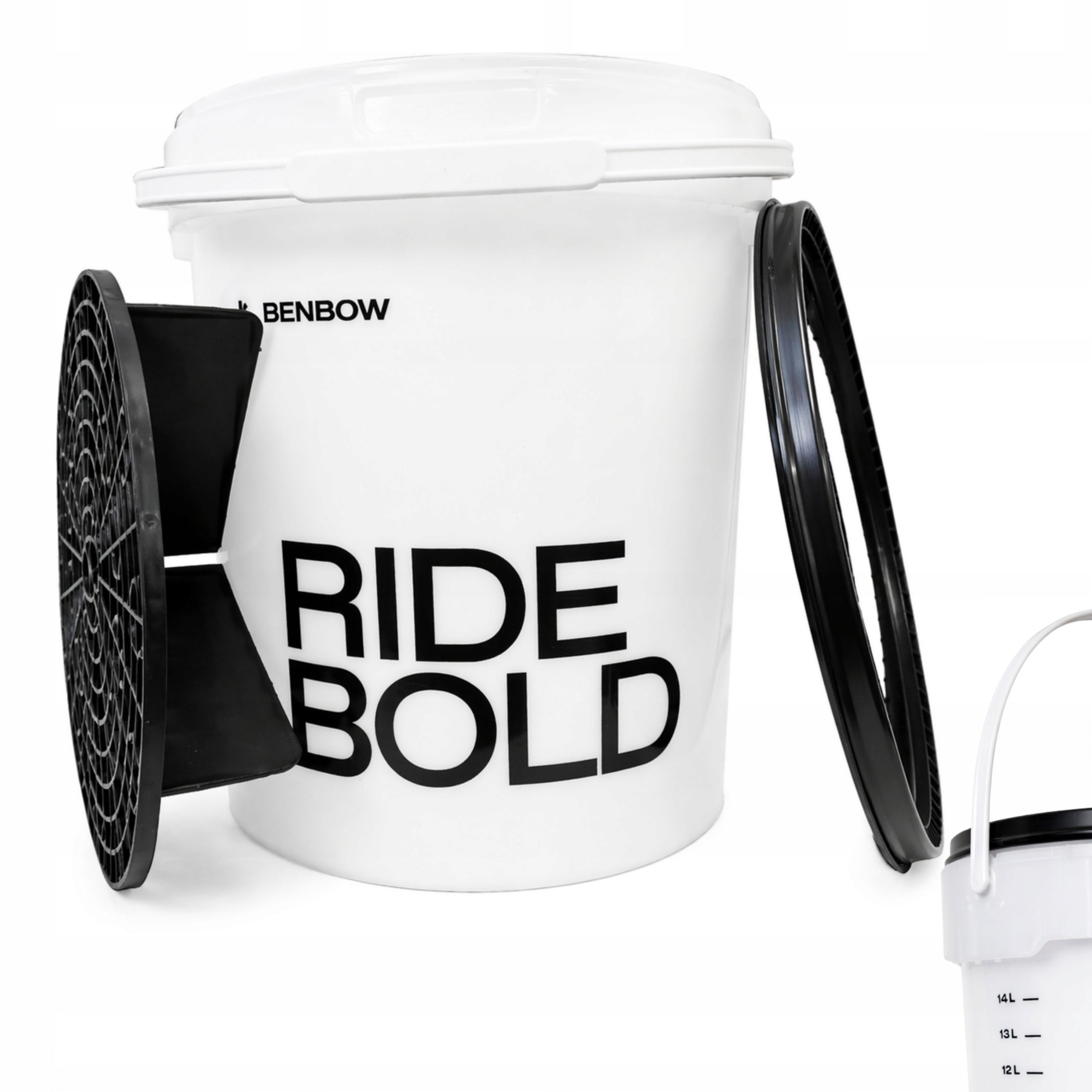 DETAILING BUCKET + DIRT SEPARATOR + RIDE BOLD GRADUATED lid!