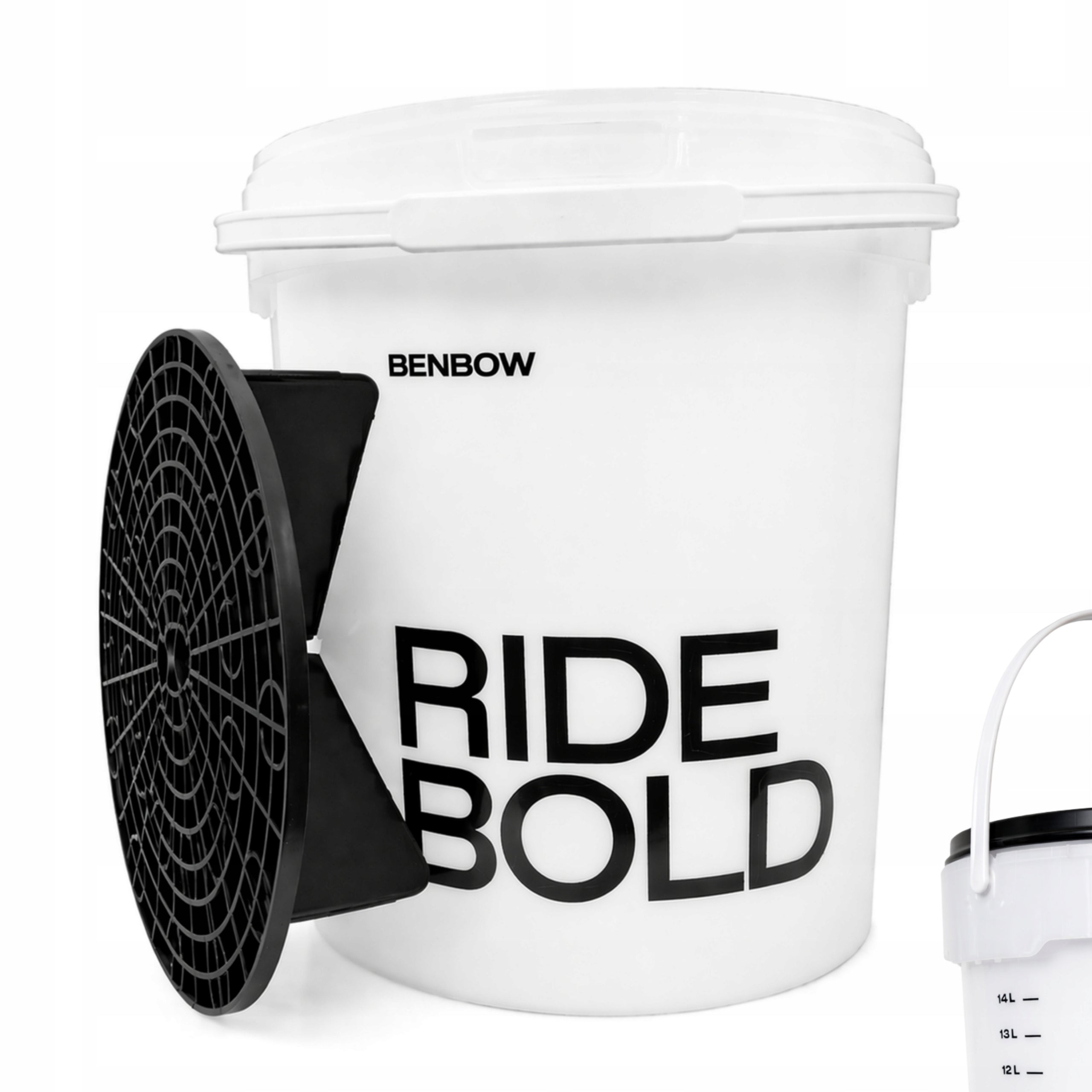 DETAILING BUCKET + DIRT SEPARATOR RIDE BOLD graduation