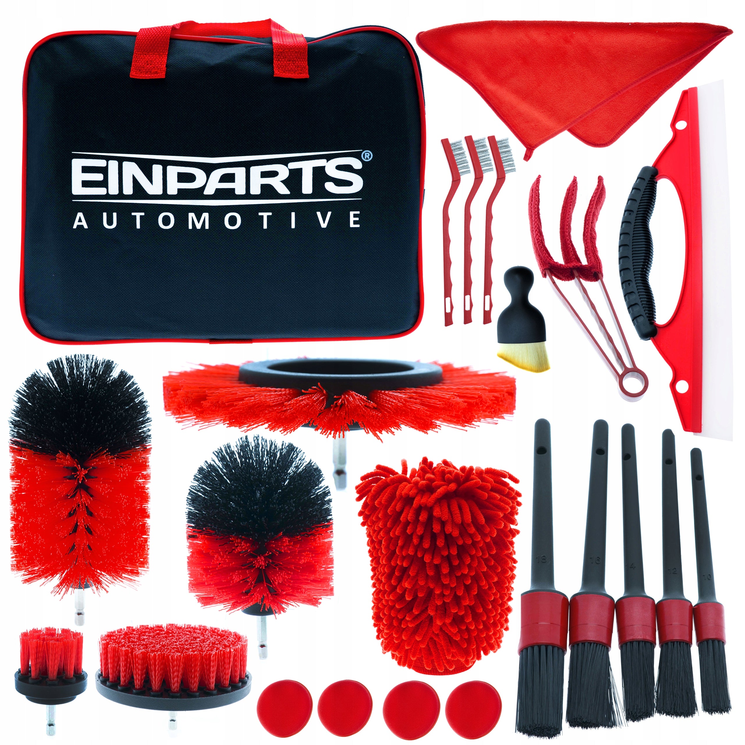 DETAILING KIT FOR CAR CLEANING 23 ELEMENTS EINPARTS