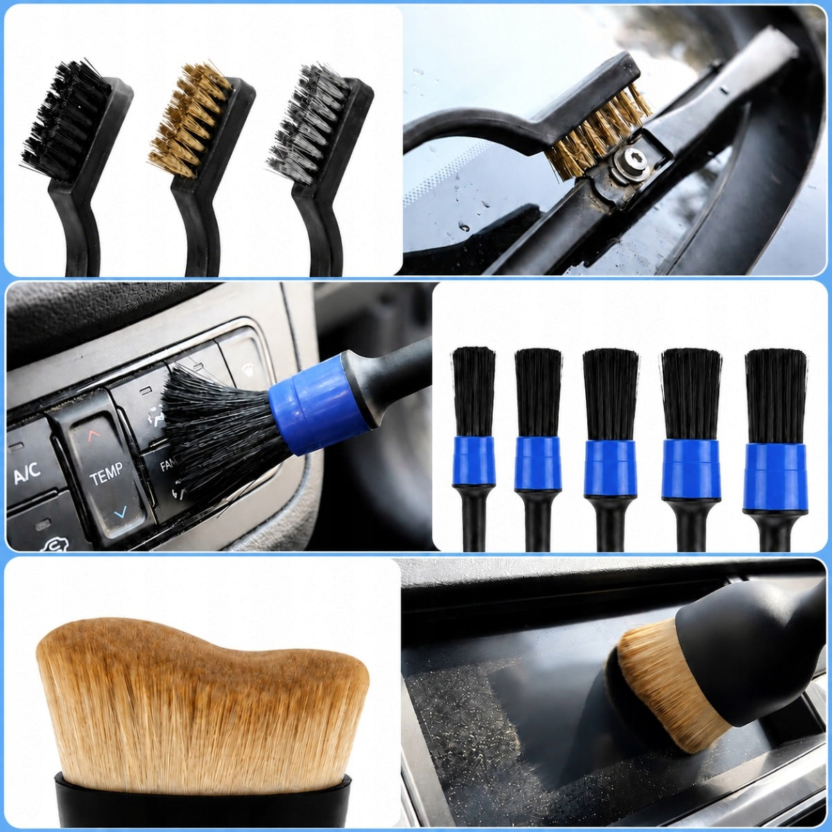 DETAILING KIT FOR CLEANING CAR BRUSH PADS ORGANIZER Manufacturer no brand