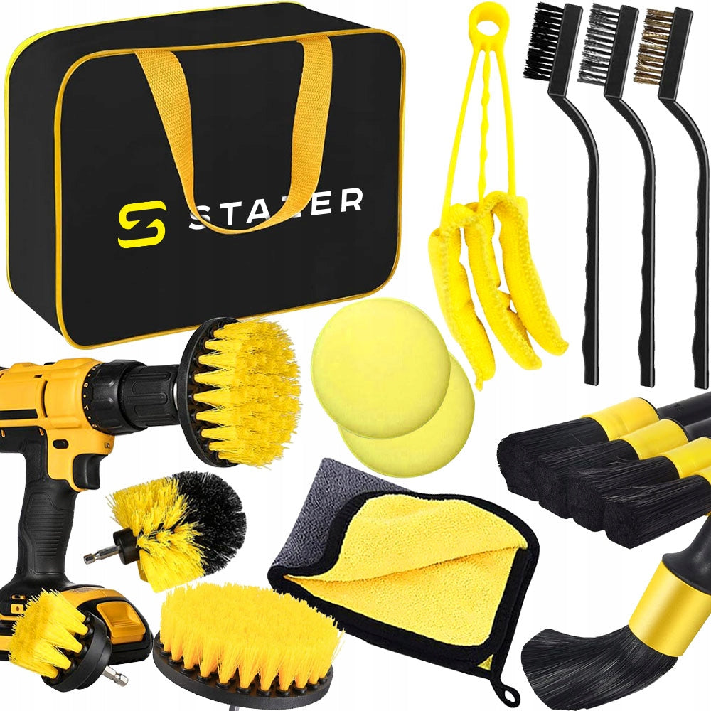 DETAILING KIT FOR CLEANING CAR BRUSH PADS ORGANIZER XXL Manufacturer code mikrofibra auta polerowania detailingu