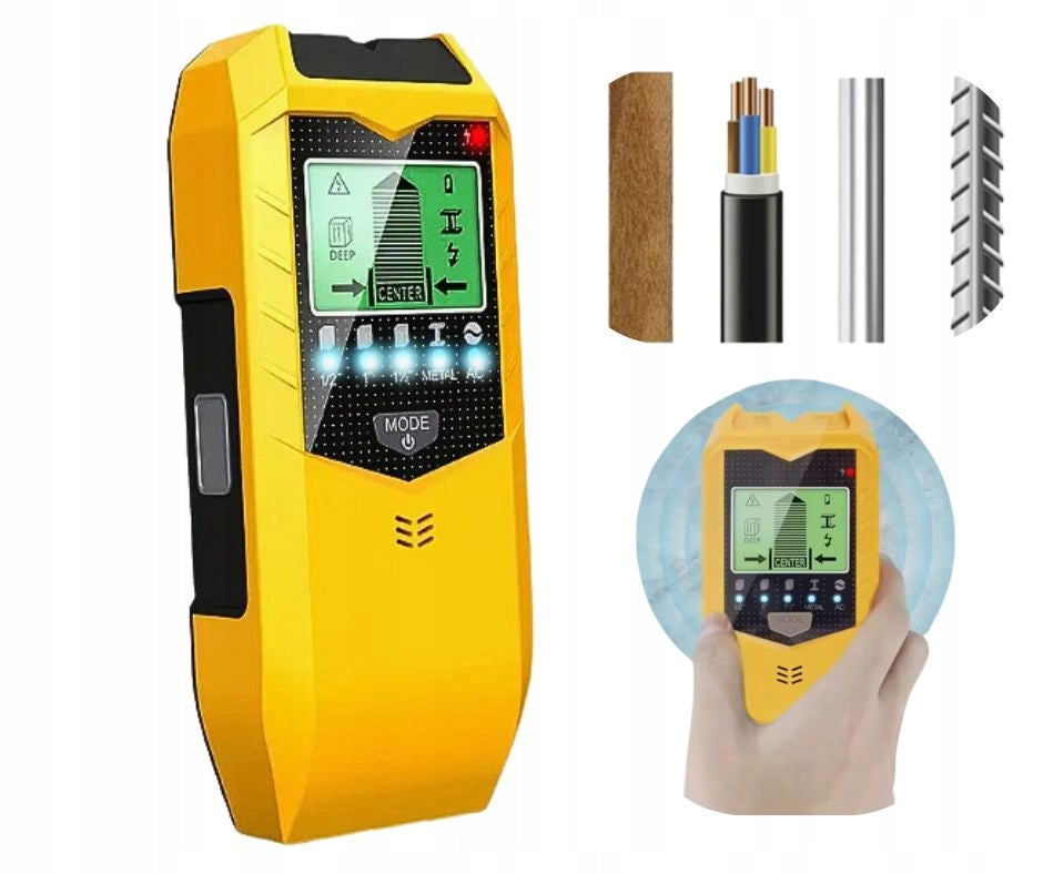 DETECTOR ELECTRICAL WIRING PIPE CABLES METAL WOOD IN THE WALL