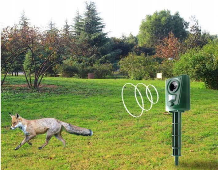 DETERRENT KUN ULTRASONIC DOGS BIRDS CATS MICE SCARE Brand no brand