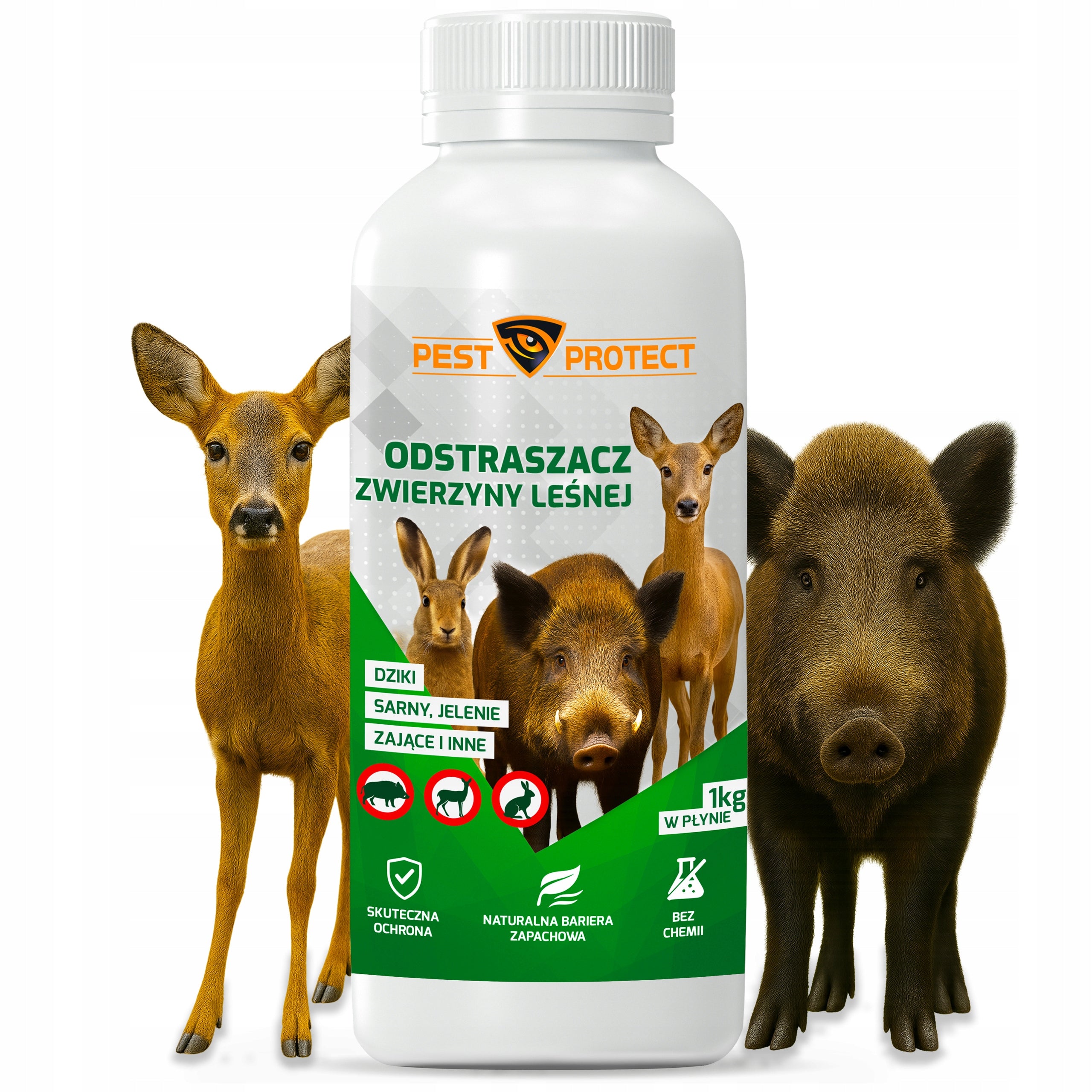 DETERRENT REMEDY FOR WILD BOAR DEER HARES DEER NATURAL LIQUID