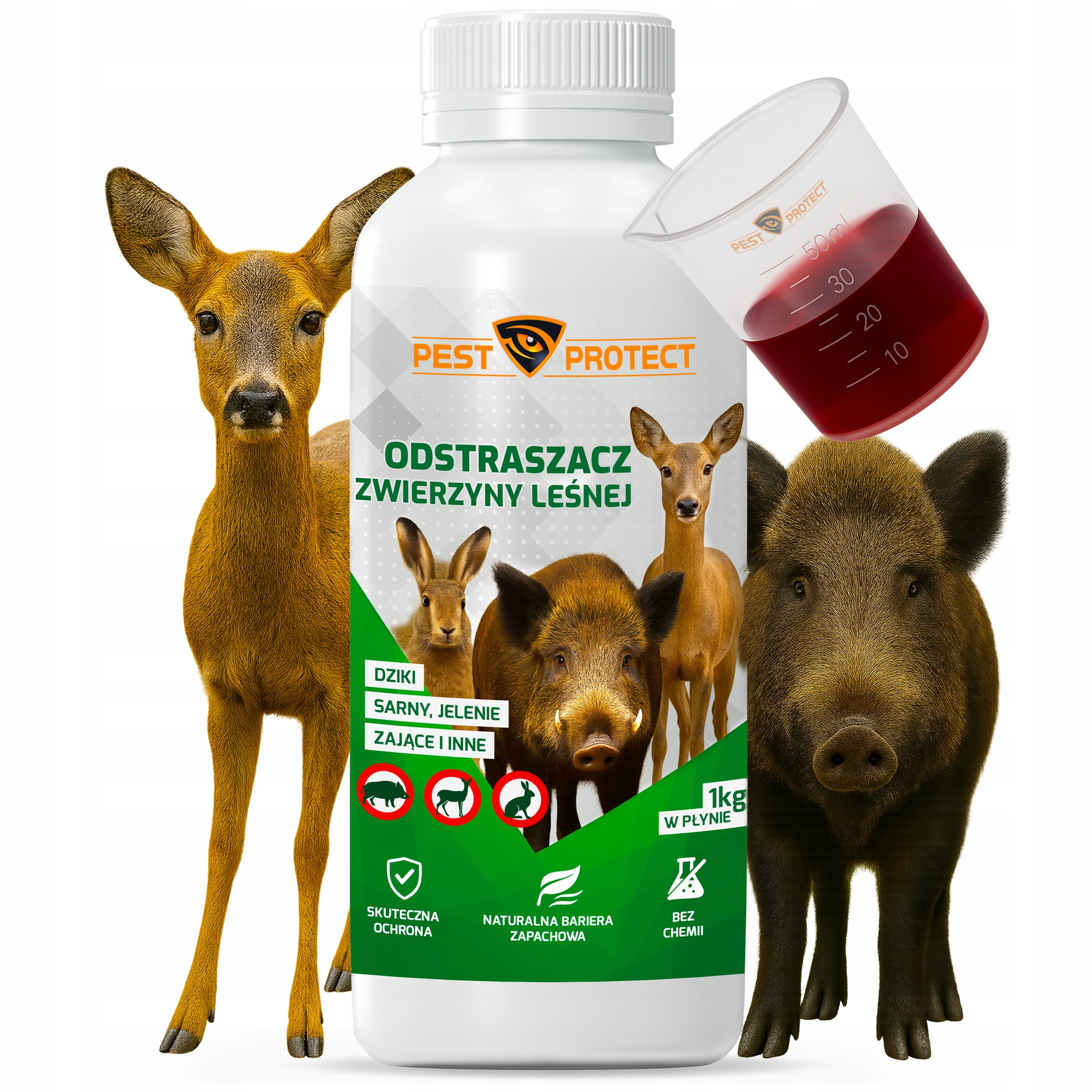 DETERRENT REMEDY FOR WILD ROE DEER HARE LIQUID PEST PROTECT