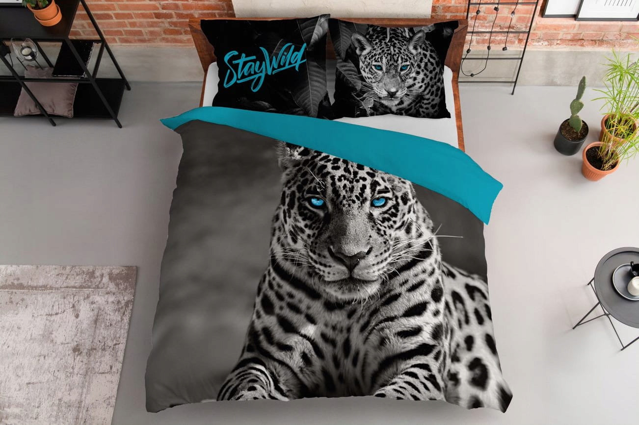 DETEXPOL Francouzské povleč. Leopard Bavlna, 220/200, 2x70/80 (DL-526267) Comforter cover width 220 cm