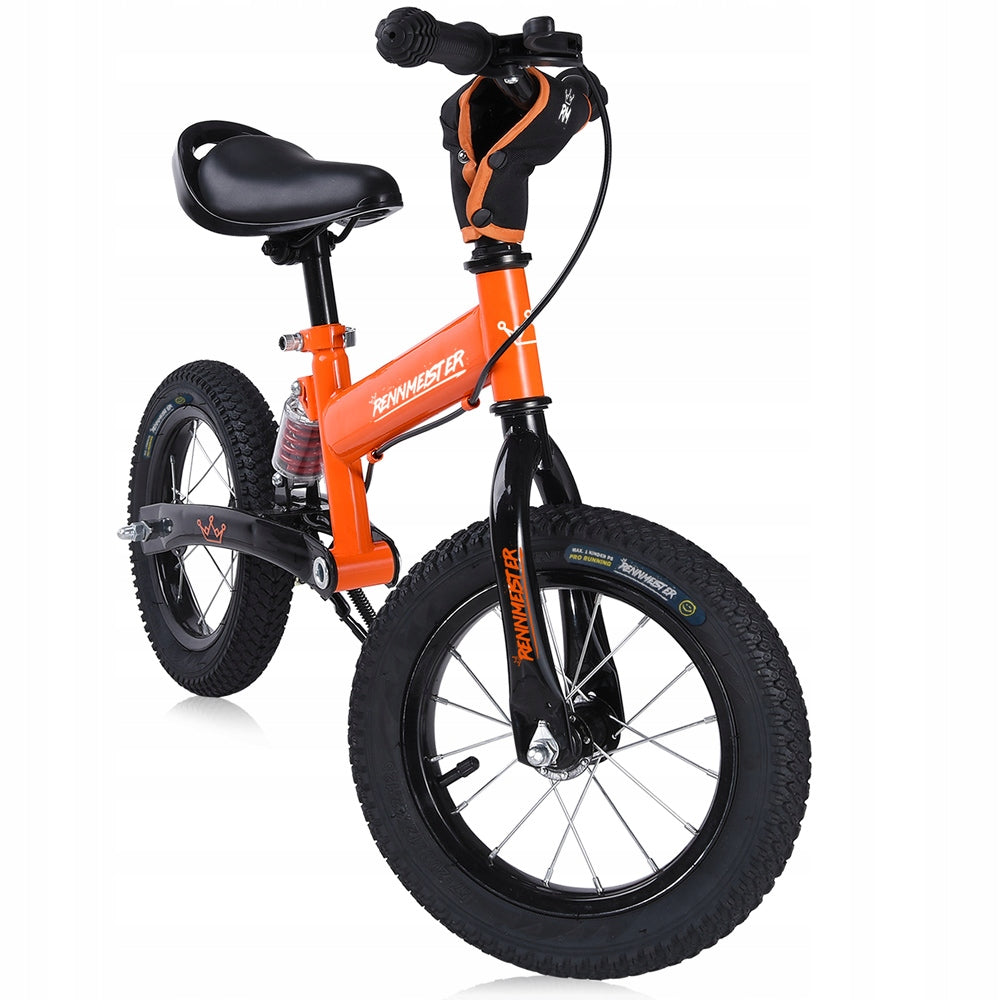 DEUBA Balance Bike Orange 12" Maximum kid's weight 50 kg