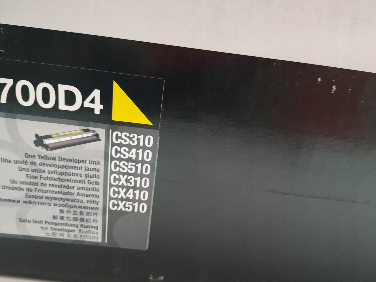 DEVELOPER Yellow BOX LEXMARK 70C0D40 CX310 CS310 CS510 Manufacturer Lexmark