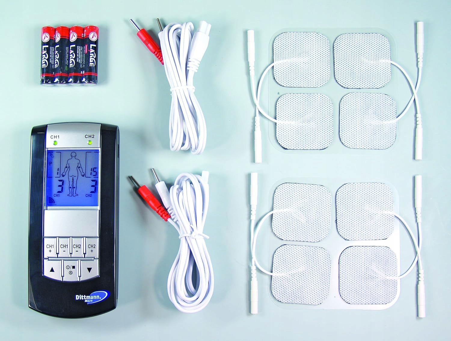DEVICE FOR ELECTROSTIMULATION TENS/EMS Packaging status original