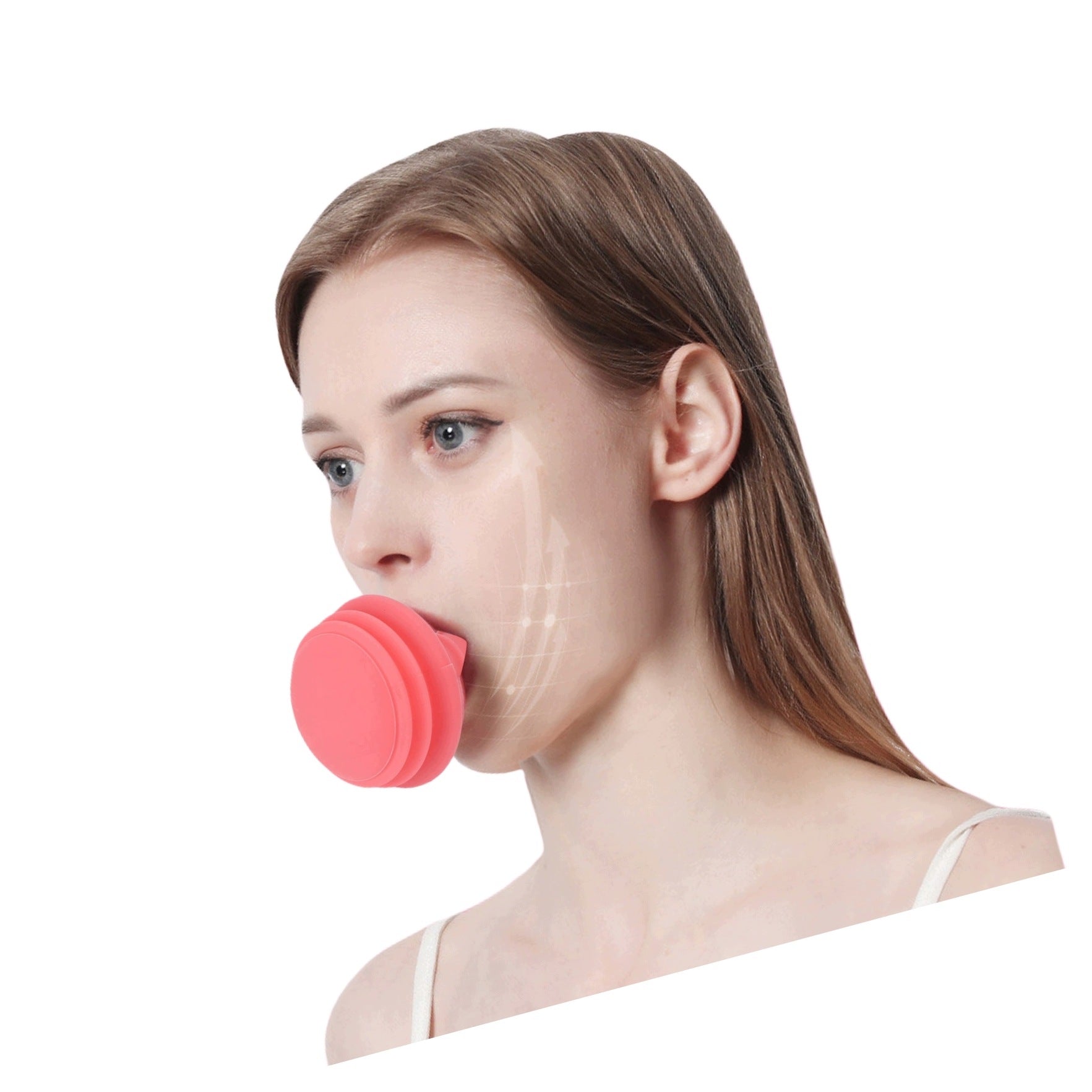 DEVICE FOR EXERCISING THE JAW MUSCLES OF THE FACE V