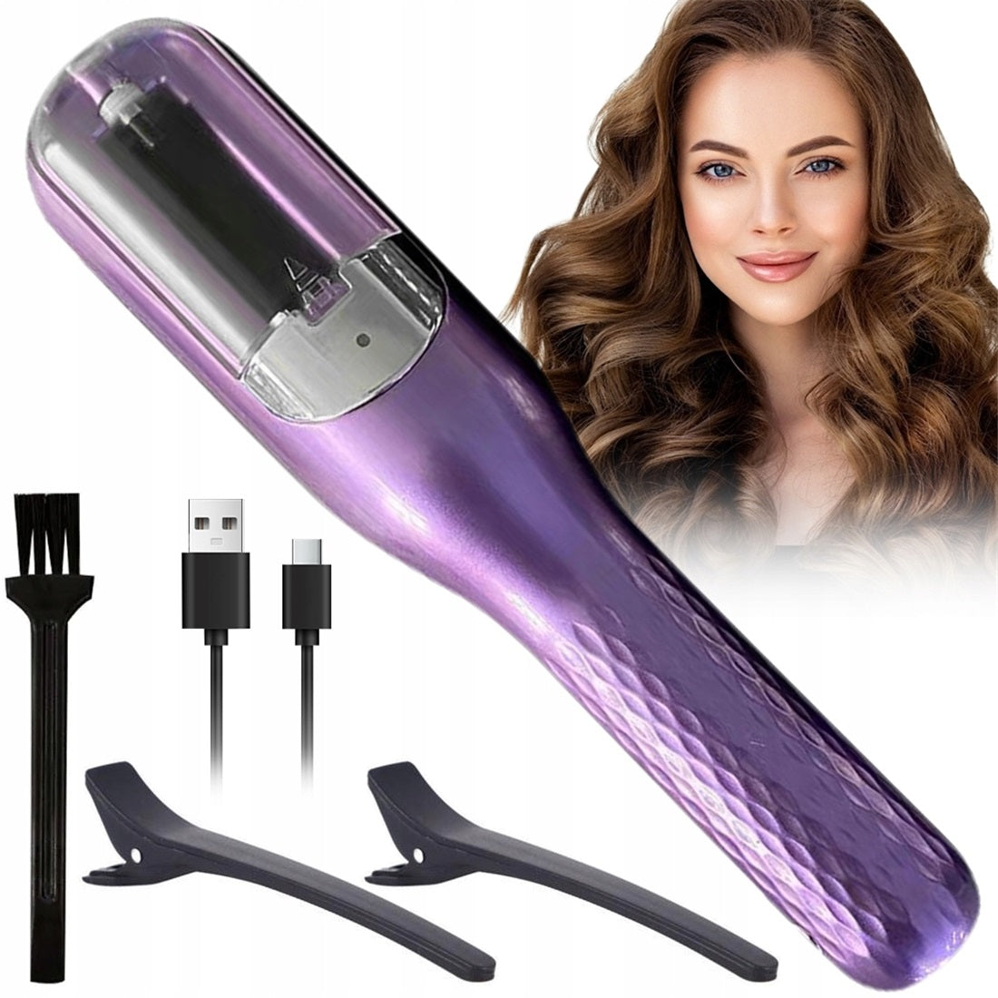 DEVICE FOR REMOVING SPLIT ENDS WITHOUT TRIMMING THE LENGTH OF HAIR Brand no brand