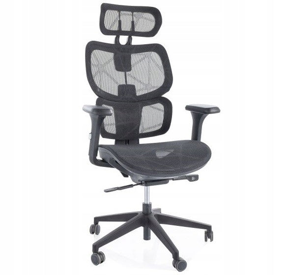 DEVON Swivel Chair Black Modern Office Studio