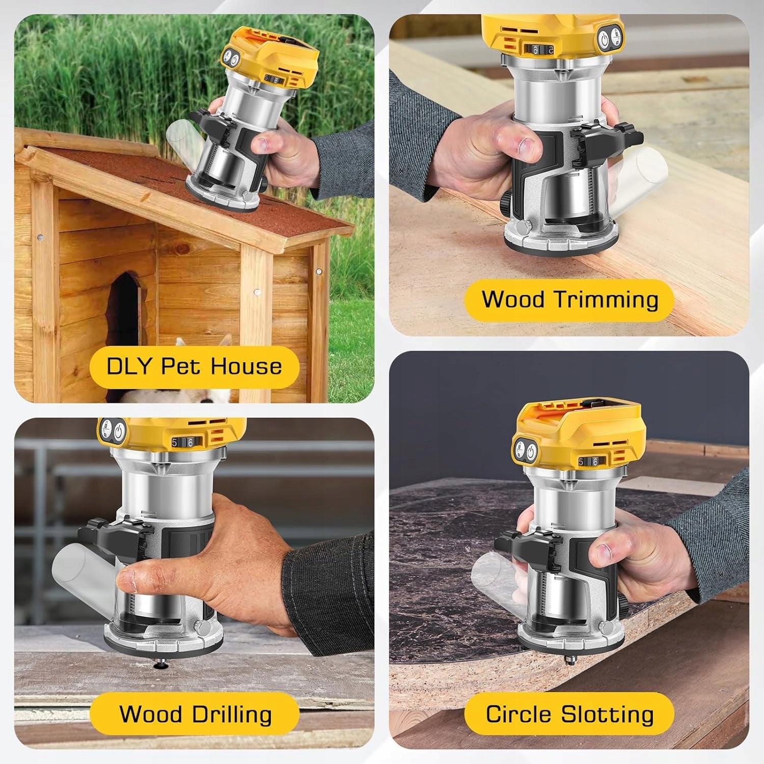 DEWALT 18V 800W CORDLESS WOOD MILLING MACHINE WIRELESS ROUTER Brand no brand