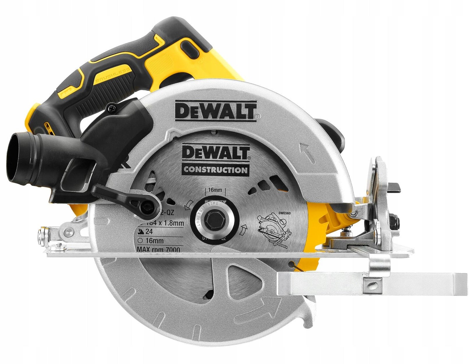 DEWALT Brushless circular saw 18V 184mm body DCS570N Brand DeWalt