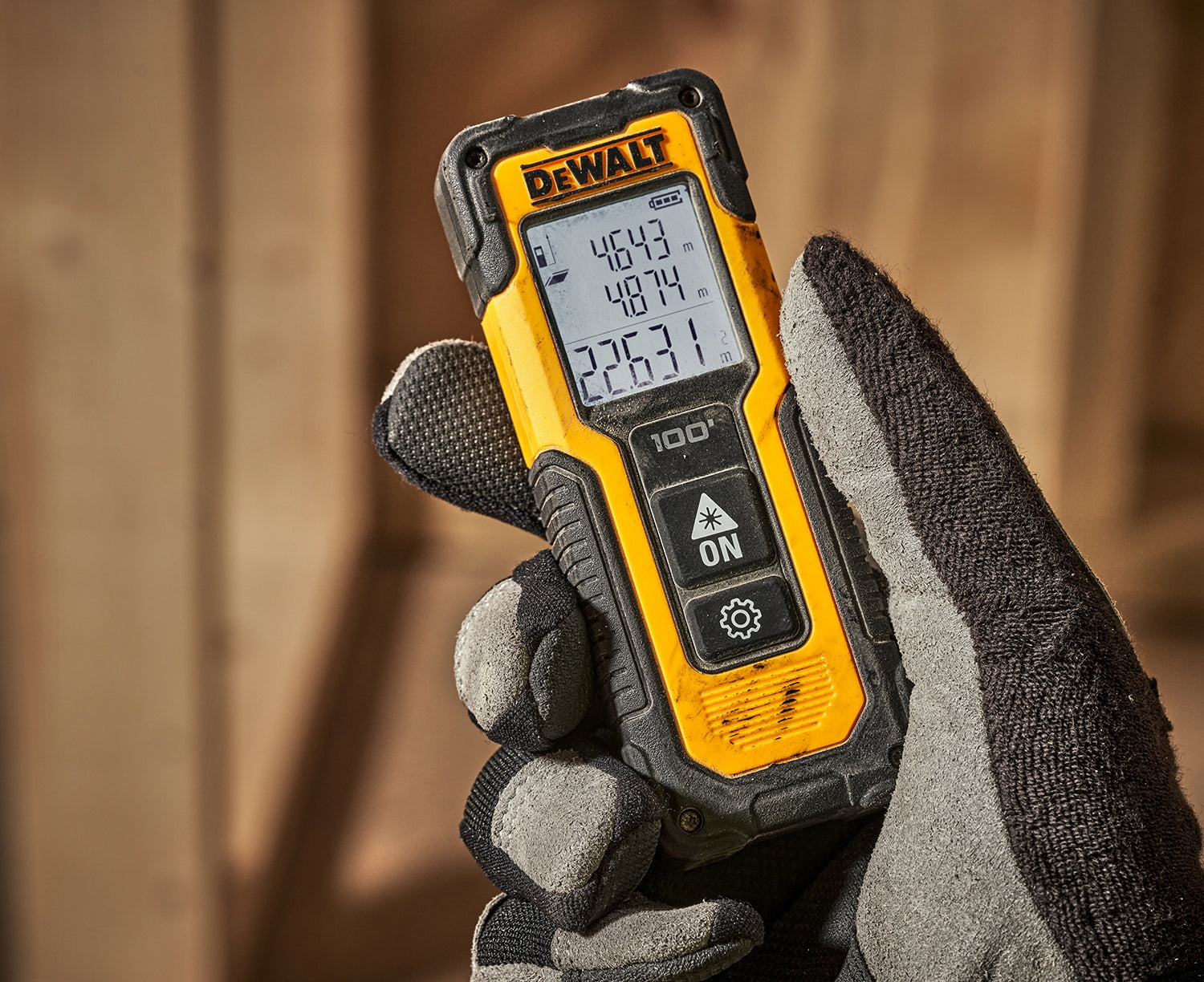 DEWALT DWHT77100-XJ Laser Rangefinder 30m Additional information area calculation