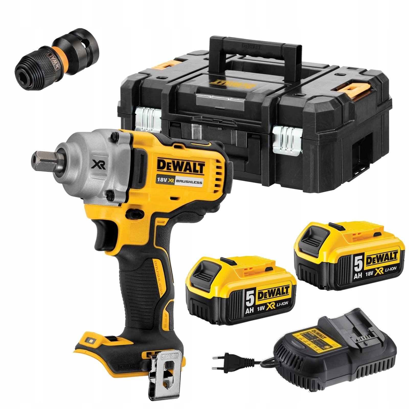 Schlagschrauber DeWalt DCF894P2-QW; 1/2"; 18 V; 2x5,0 Ah Batterie. 