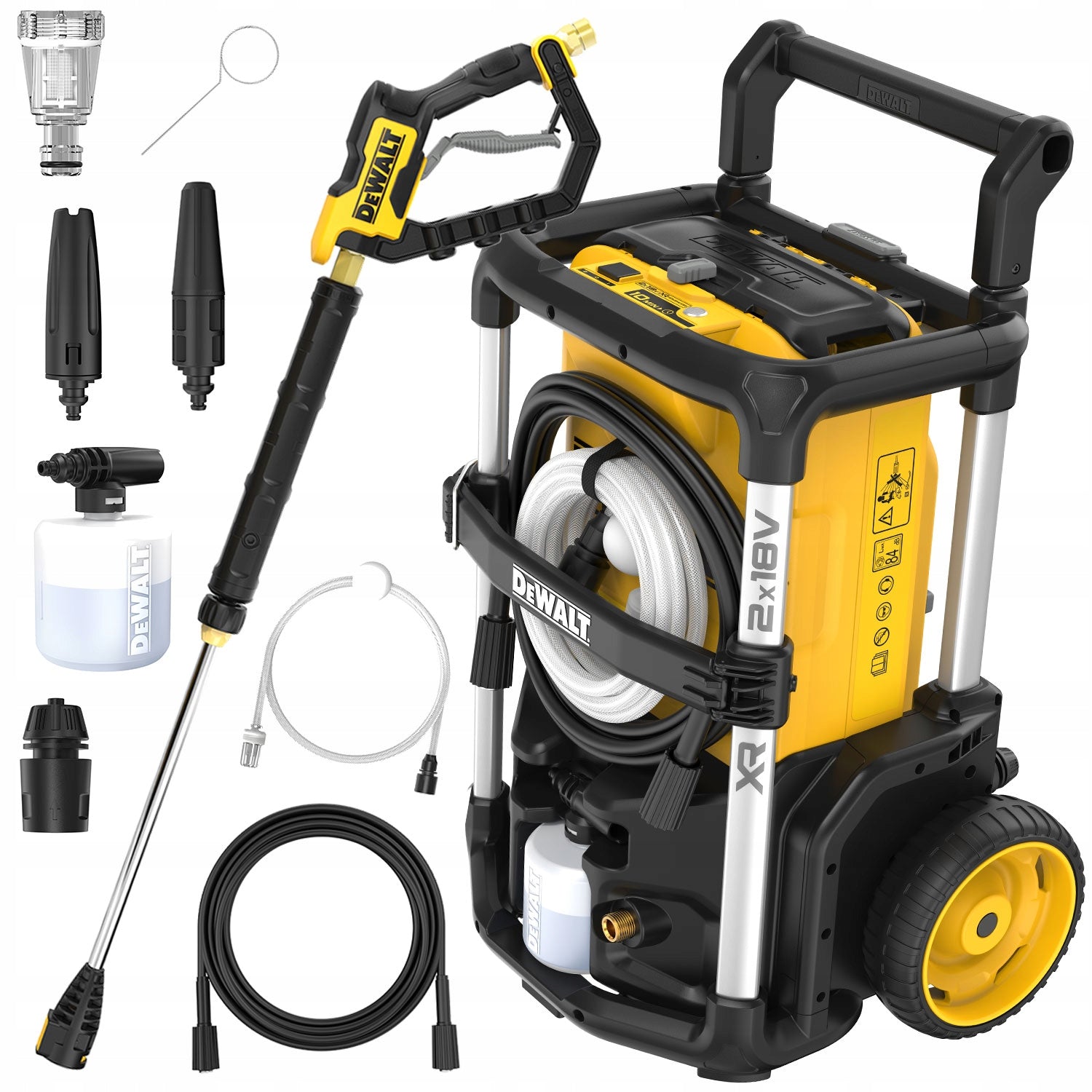 DEWALT Pressure washer 2x18V 110bar 36V DCMPW1600N