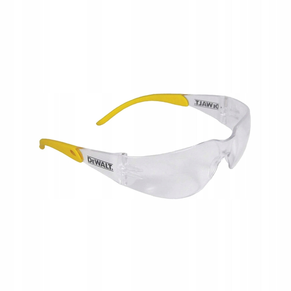 DEWALT SAFETY GLASSES ERGONOMIC, COLOURLESS, 99% UV PROTECTION DPG54-1D