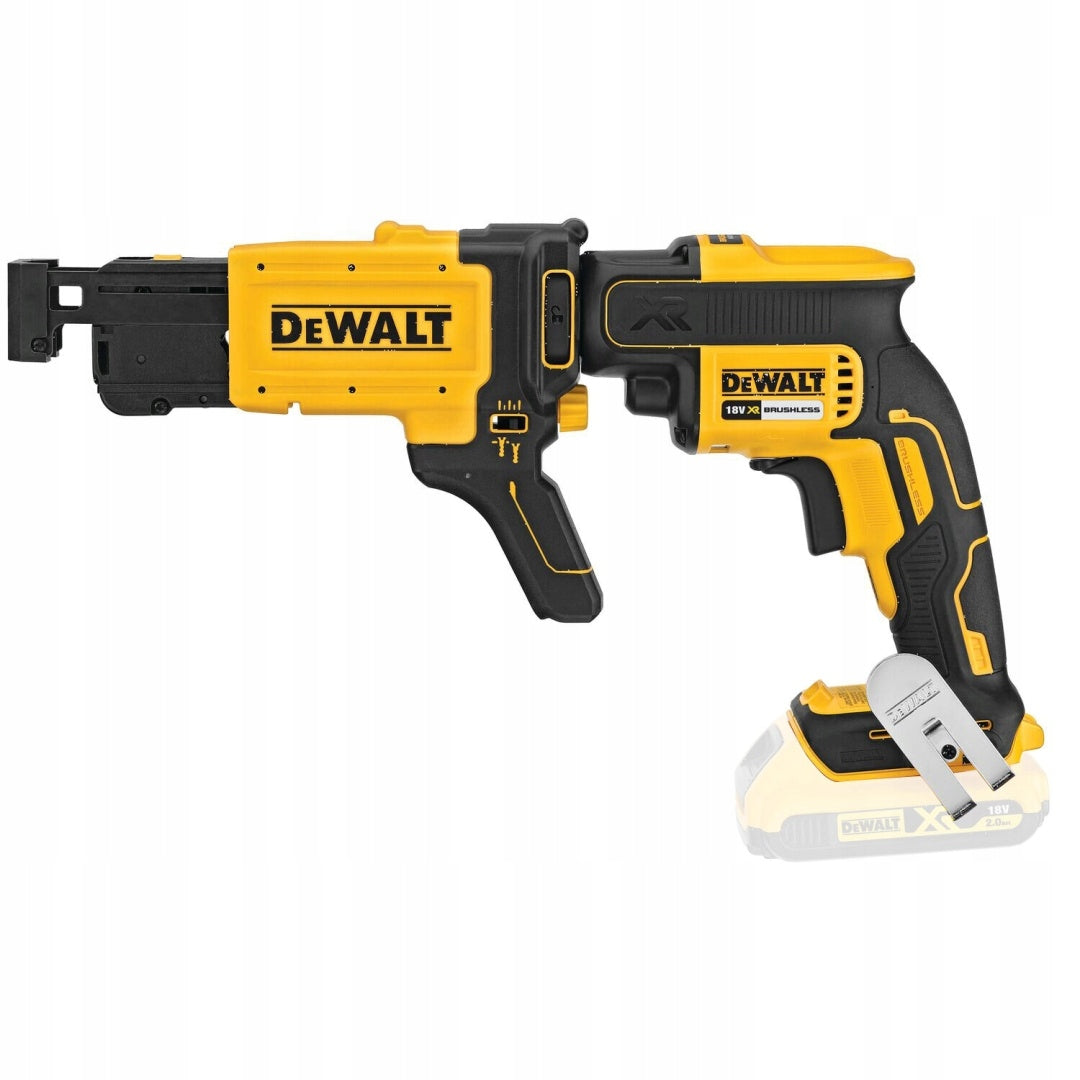 DEWALT SCREWDRIVER FOR PLATES G-K CARTON-GYPSUM Box 2x5Ah + Battery DEWALT Packaging status original