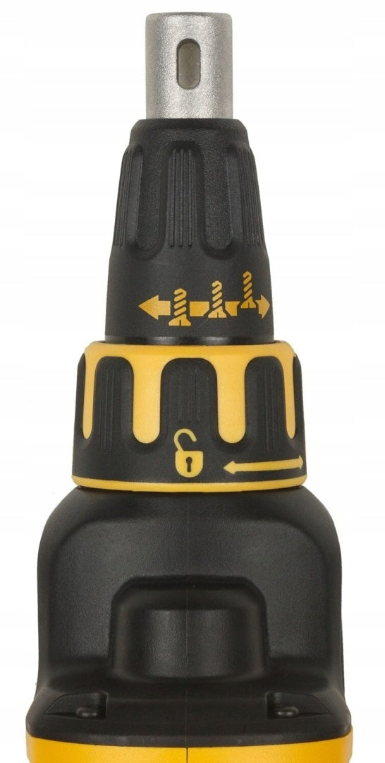 DEWALT SCREWDRIVER FOR PLATES G-K CARTON-GYPSUM Box 2x5Ah + Battery DEWALT Series 4908242324976