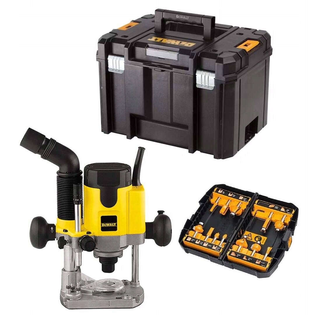 DEWALT SPINDLE MILLING MACHINE 1100W DW621KTX + CUTTER SET