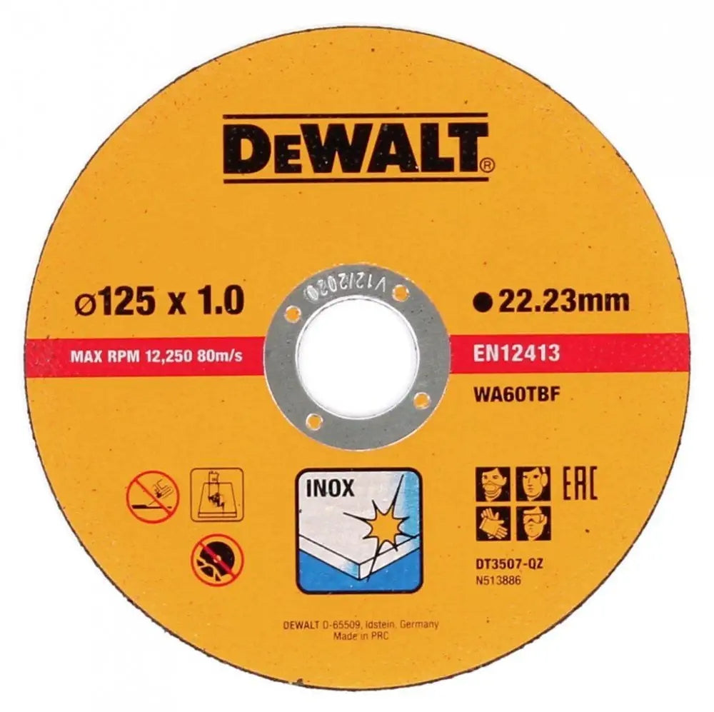 DEWALT STEEL CUTTING DISC FOR SMALL FLEX CUTTING FOR METAL 125mm 1pcs